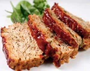 Meatloaf with Mixed Greens Salad