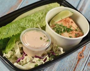 Grilled Fish Lettuce Tacos with Coleslaw