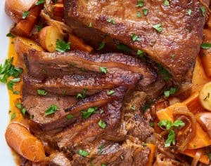BBQ Beef Brisket with Baby Potatoes