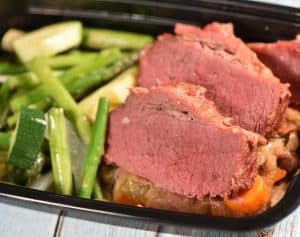 Corned Beef & Cabbage with Seasonal Veggies