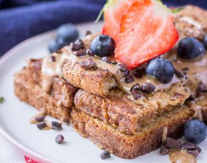 Whole Wheat French Toast w/ Berry Compote
