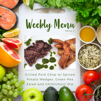 Weekly Menu Week 2