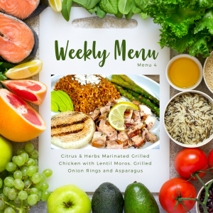MENU 4 AINA MEALS HAWAII